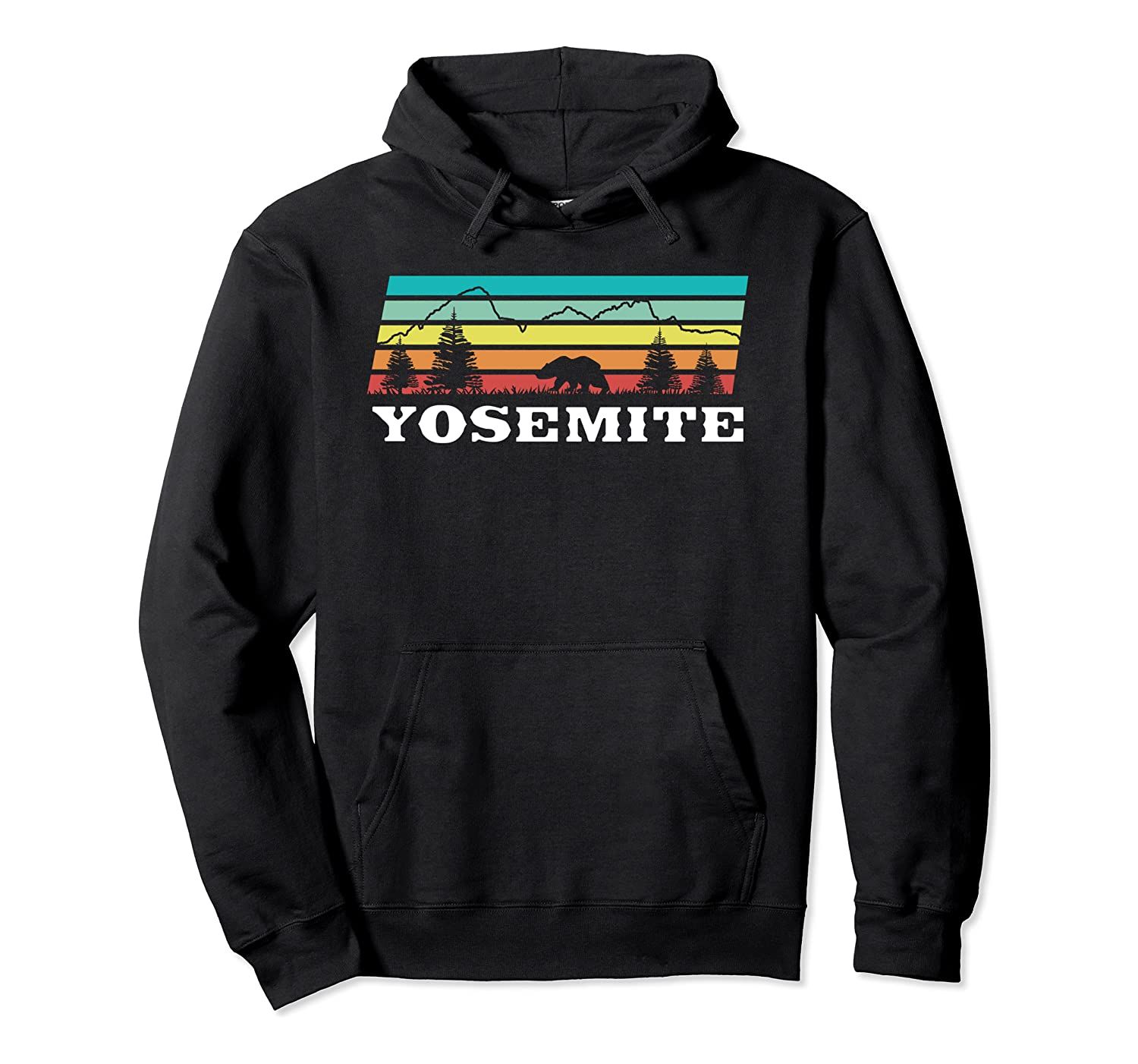 Yosemite National Park Gift Vintage Retro Half Dome Camp Pullover Hoodie T-Shirt, Sweatshirt, Tank Top