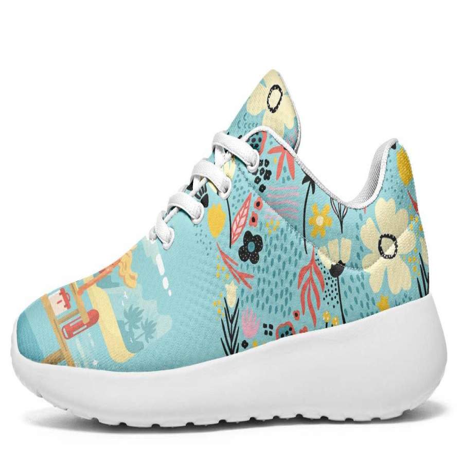 Floral Lifeguard Sneakers - ReadingLLC