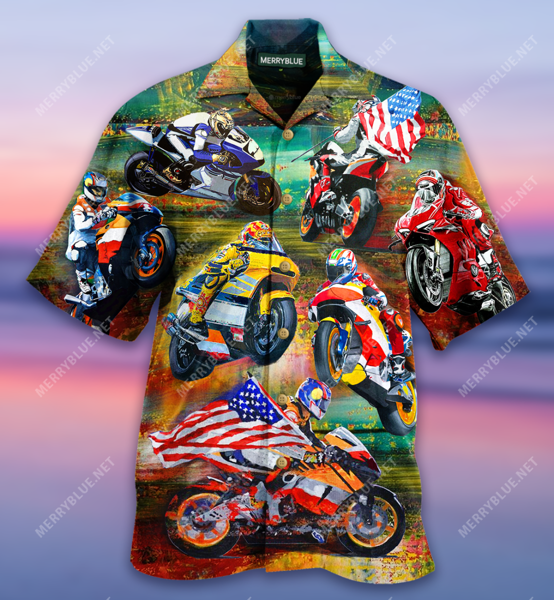 Life Is A Enjoy The Ride Motorcycle Racing Unisex Hawaii Shirt Ha77126