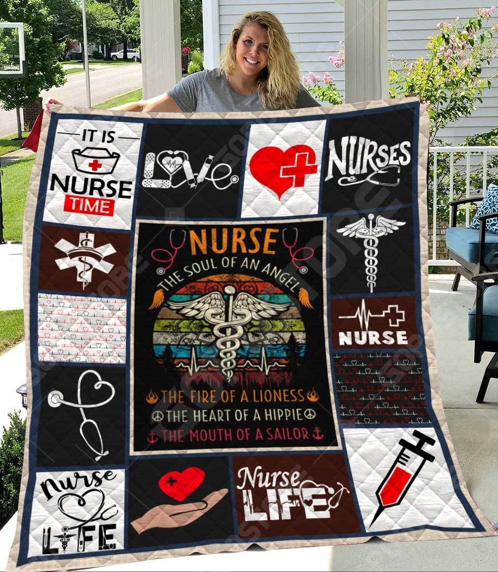 Nurse Like 3D Quilt Blanket 1099