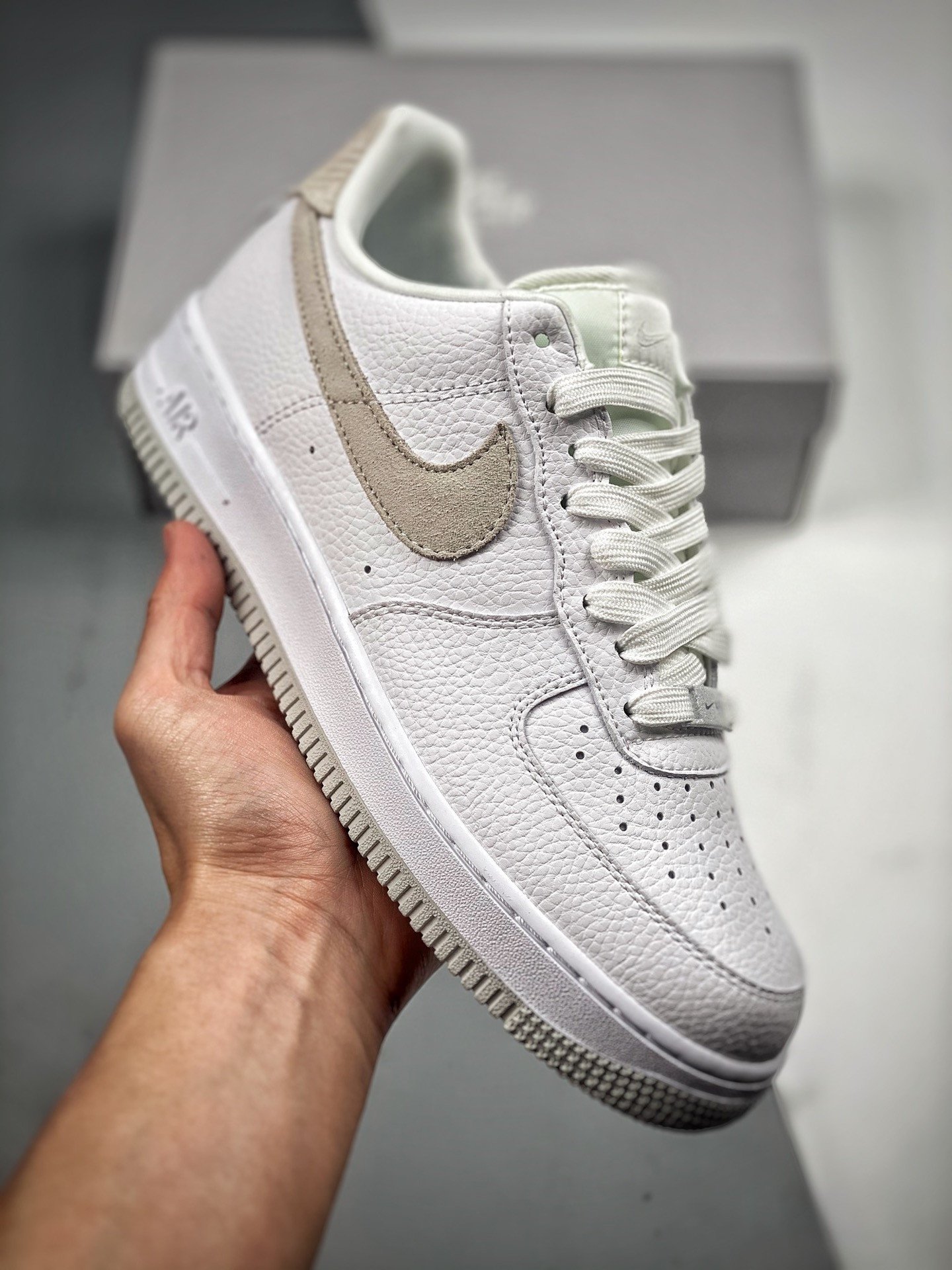 Nike Air Force 1 Craft White and Grey CN2873-100 5340633