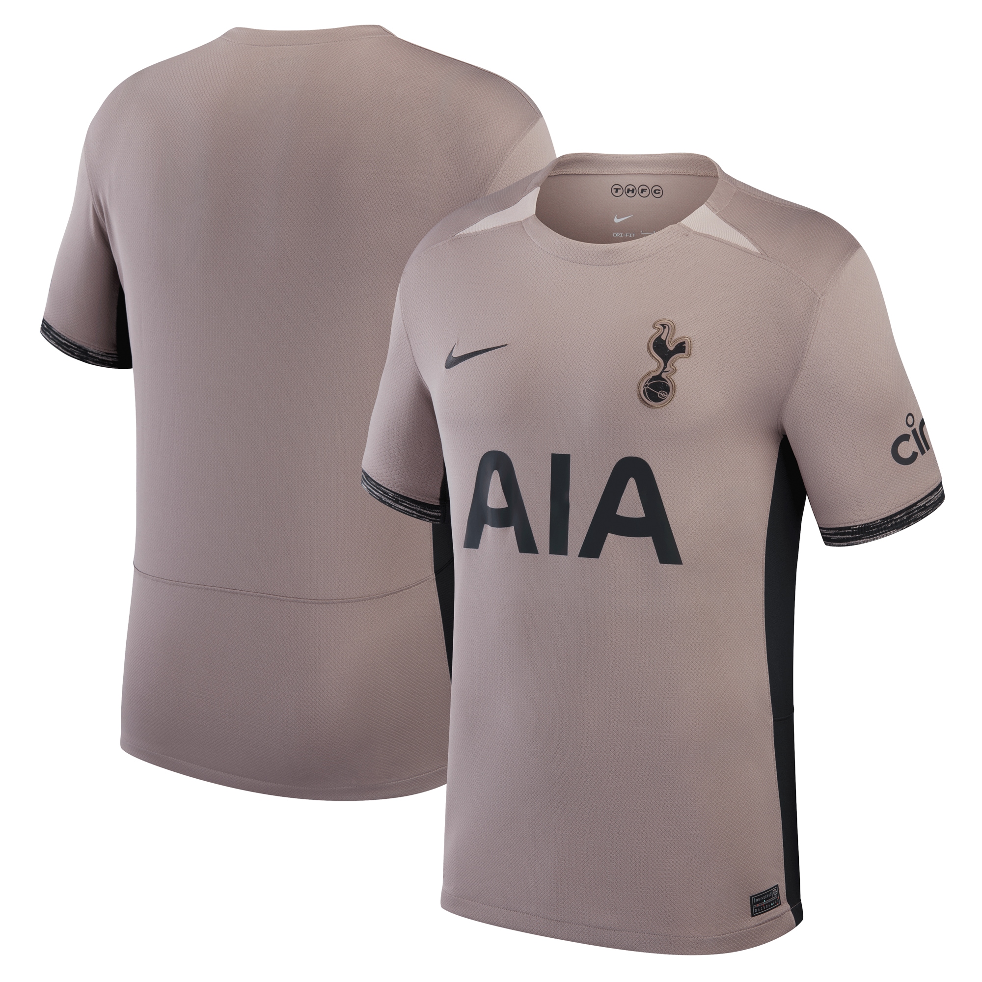 Tottenham Hotspur 2023/24 Third Stadium Replica Jersey  Tan