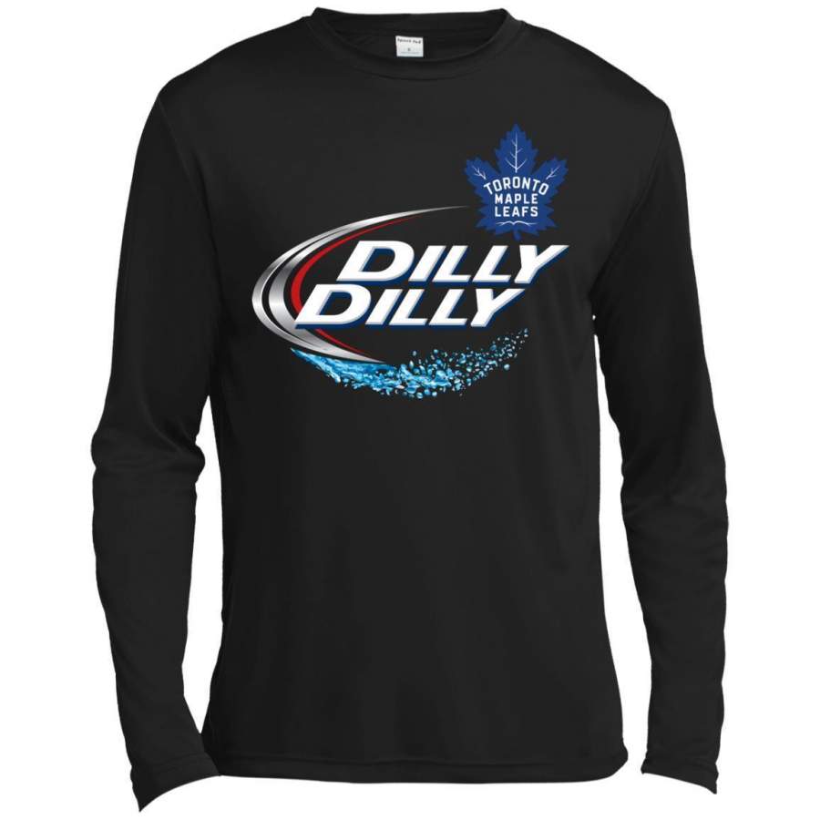 AGR Dilly Dilly Toronto Maple Leafs Sport Premium Long Sleeve T-shirt