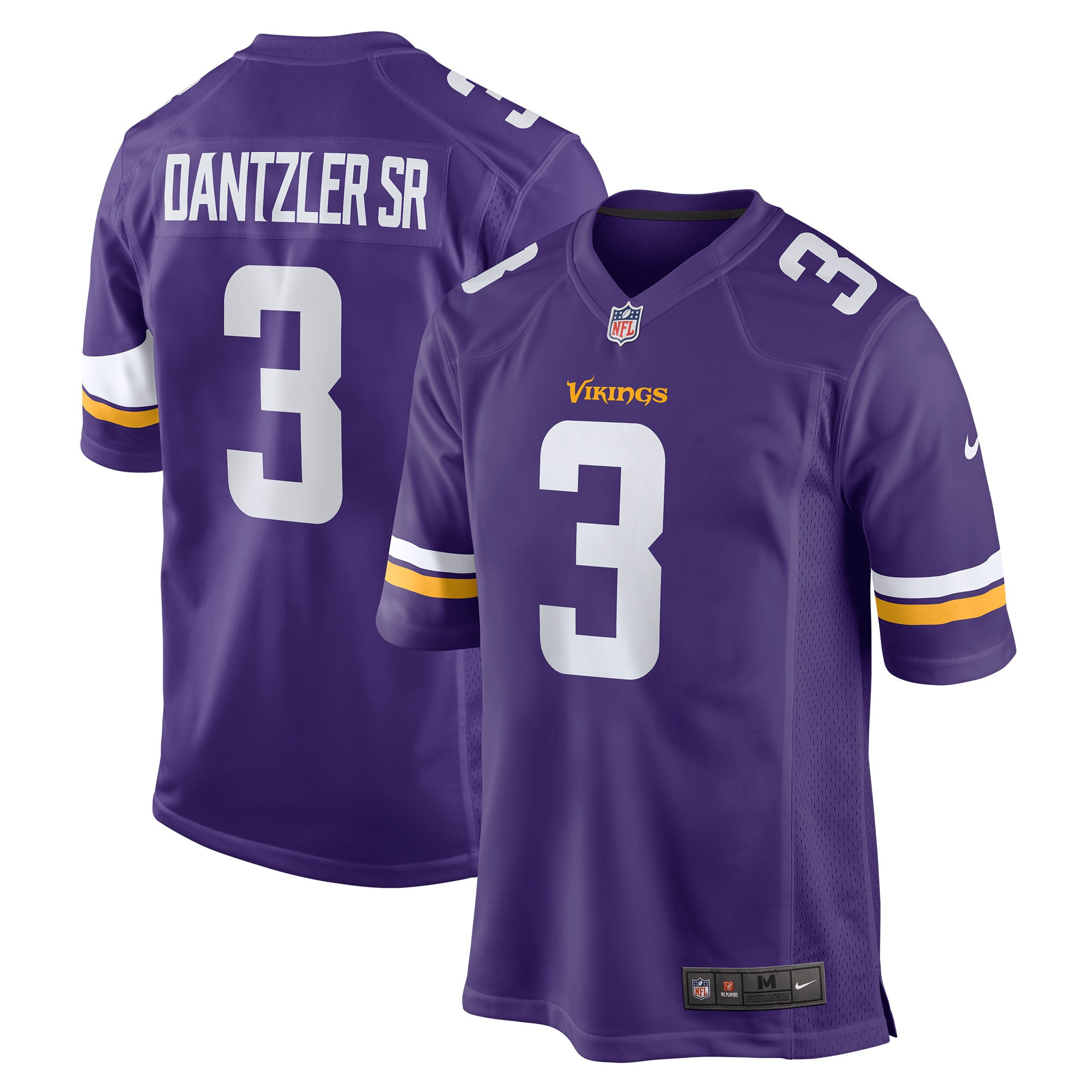 Cameron Dantzler Minnesota Vikings Game Jersey – Purple NFL