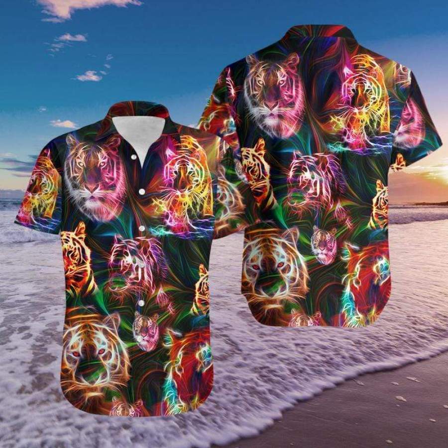 Hawaii Aloha Shirts Tiger Fantasy Ha44791