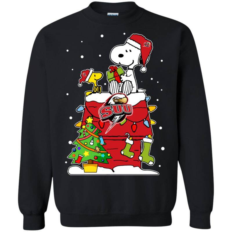 Southern Utah Thunderbirds Ugly Christmas Sweaters Snoopy Hoodies Sweatshirts