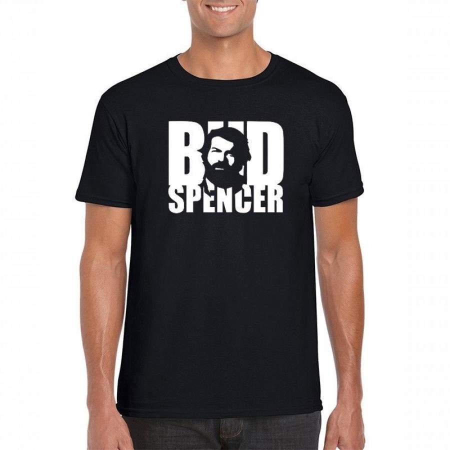 Mens Bud Spencer Terence Hill 55 Fan Movie Rugby Maglia No Dvd Idea Regalo T-Shirt
