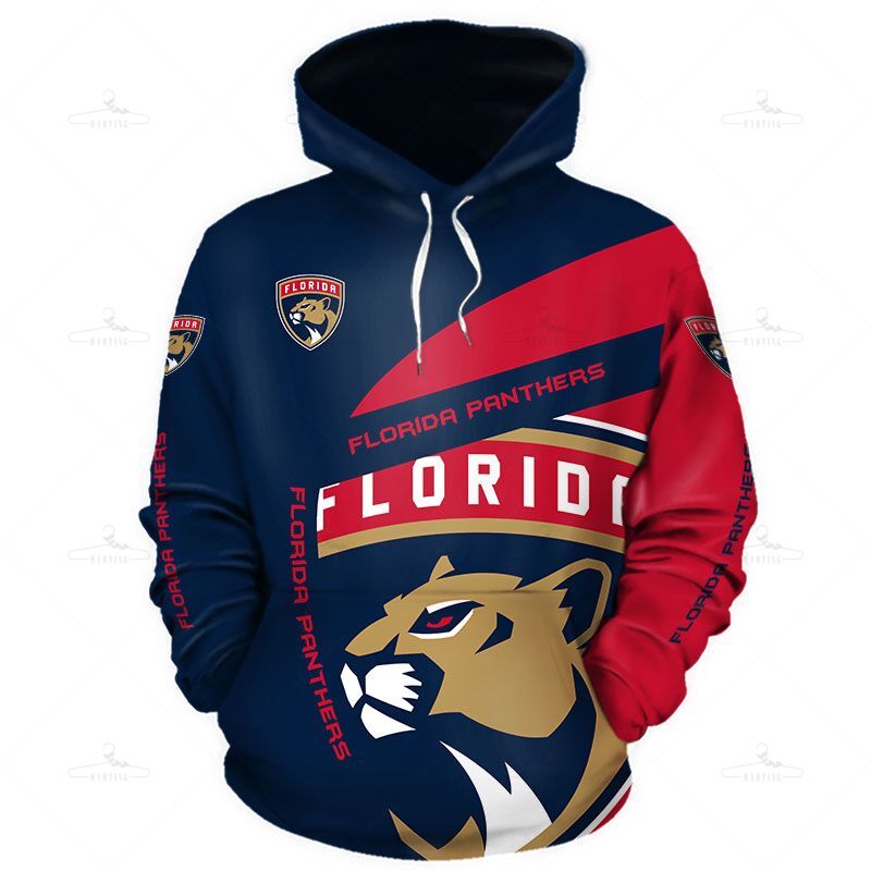 Florida Panthers Hoodie 3D With Hooded Long Sleeve Gift S