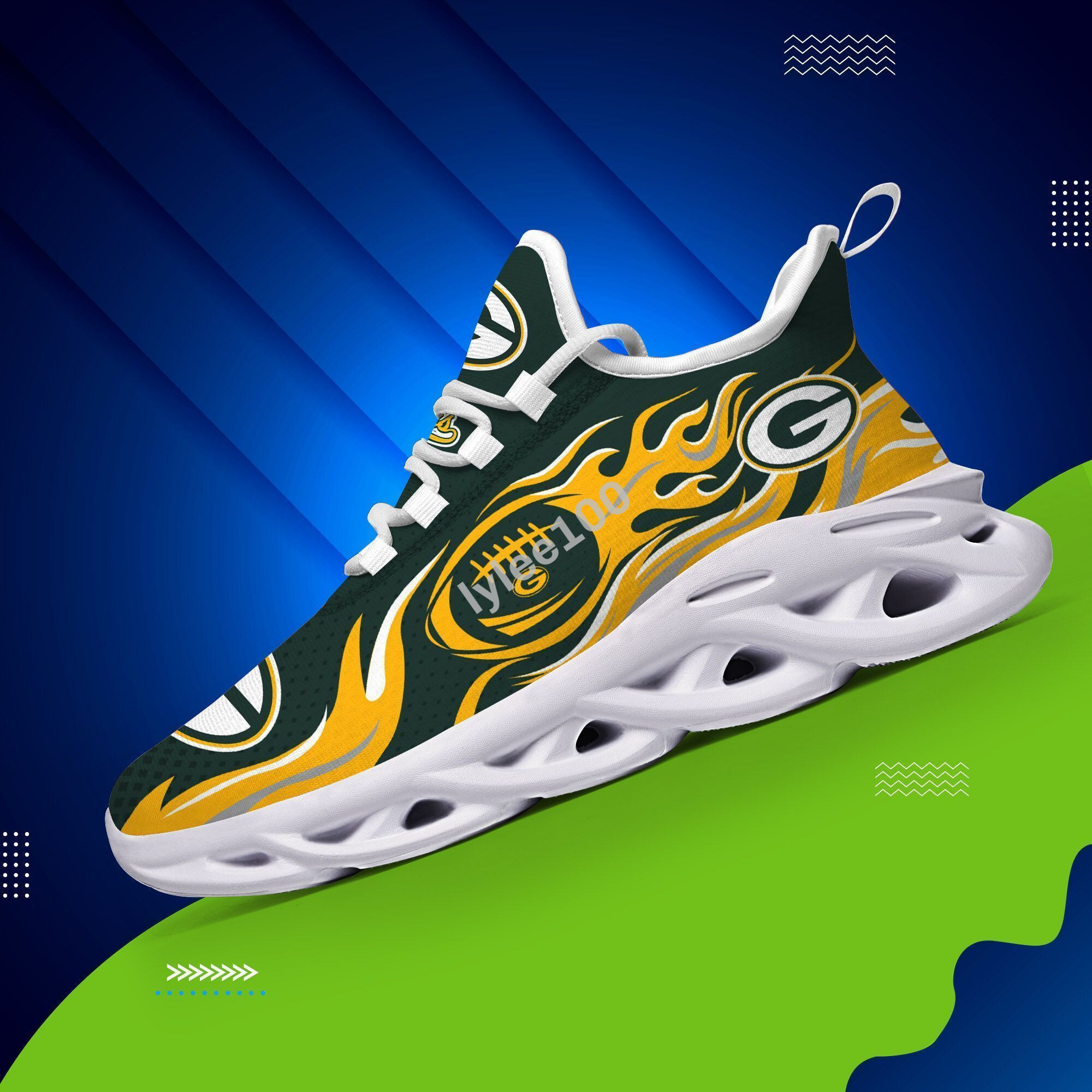 Green Bay Packers Max Soul Sneakers, Sports Shoes, Shoes For Men And Women Wh171