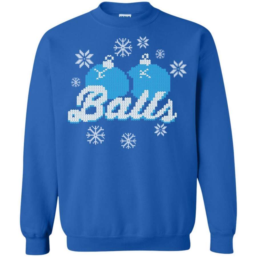 AGR Blue Balls Ugly Christmas Sweatshirt