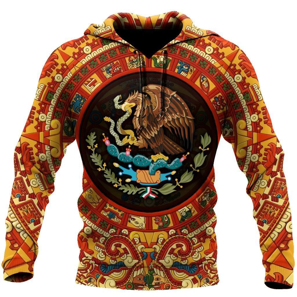 Aztec Hoodie, Mexican Aztec Hoodie