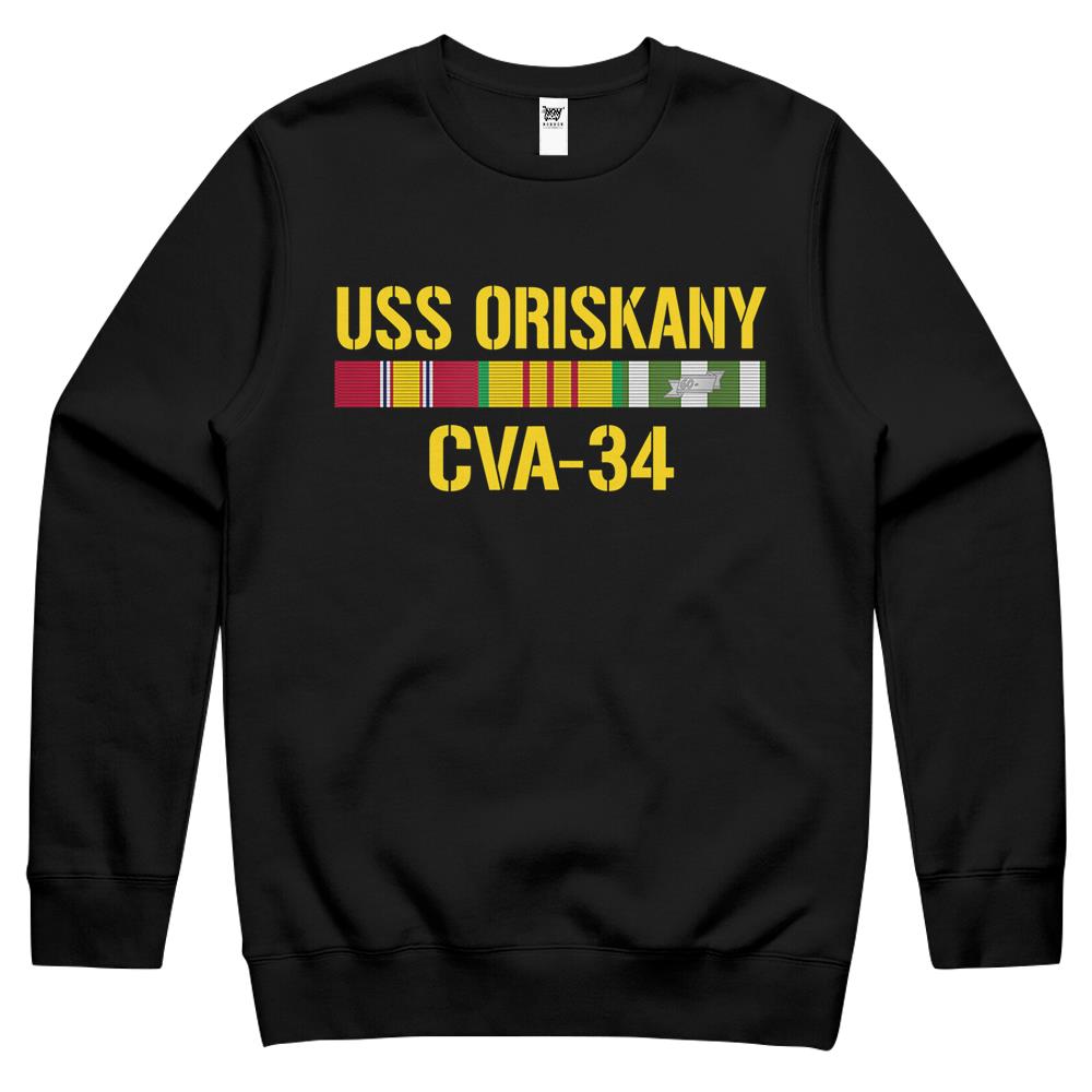 Uss Oriskany Cva-34 Vietnam Veteran Crewneck Sweatshirt