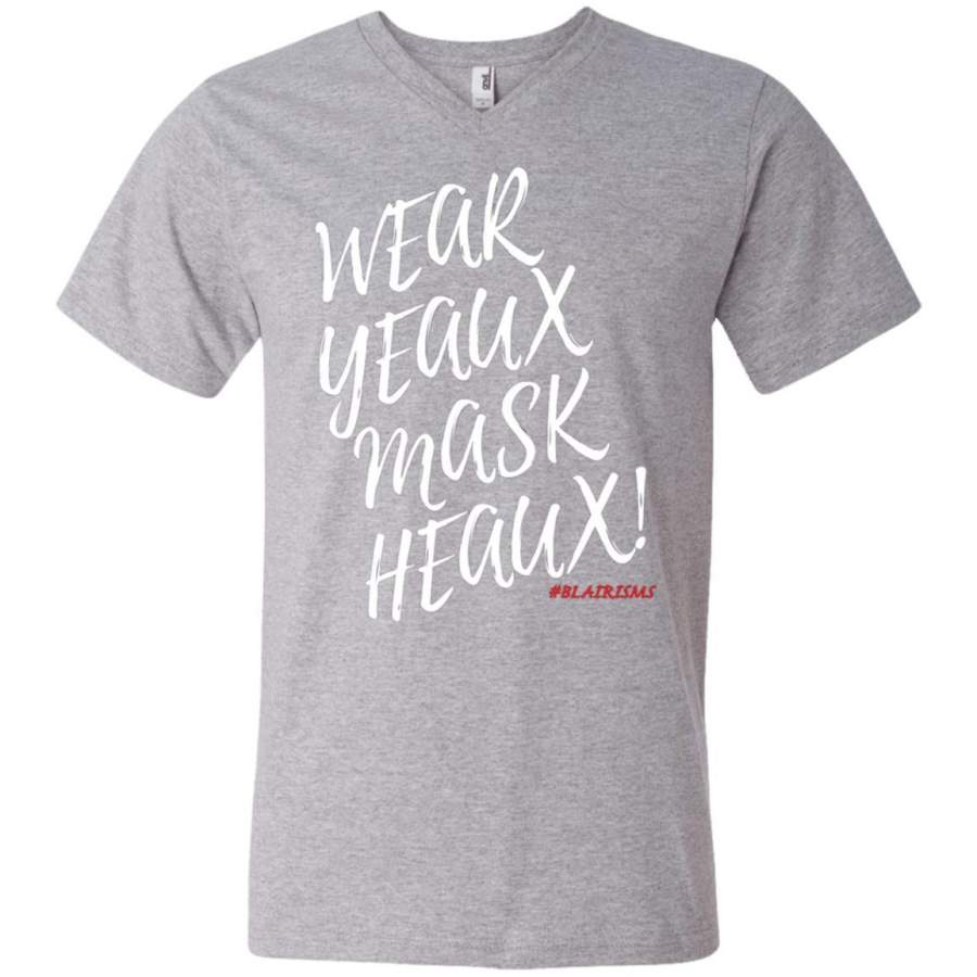 WEAR YEAUX MASK HEAUX Men’s V-Neck