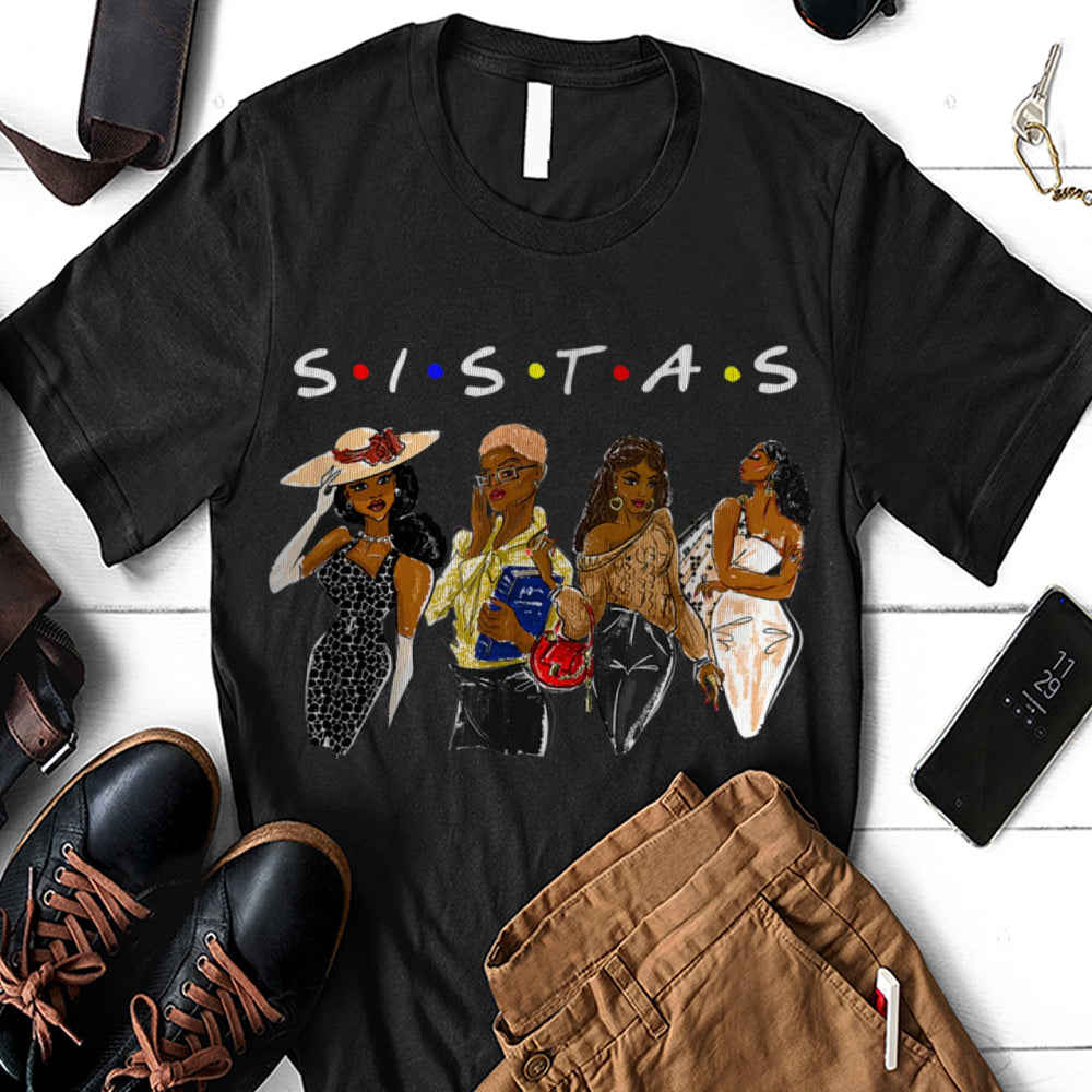 Black Queens Sistas Shirt Hoodie Ap121