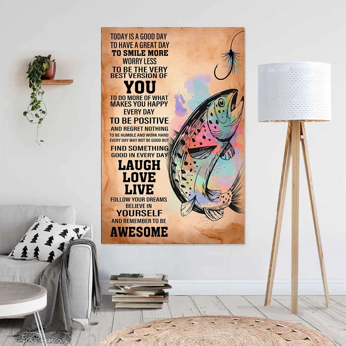 Canvas Prints To Day Is A Good Day Home Decor Canvas