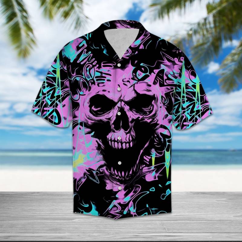 Skull Edm Hawaii Shirt Ha71119