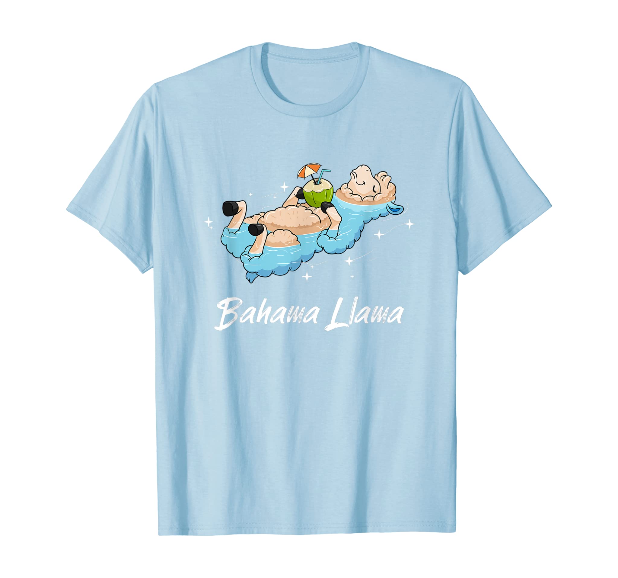 Bahama Llama Shirt Funny Alpaca beach vacation Summer Girl T-Shirt