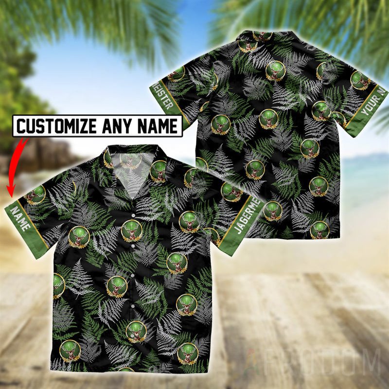 Custom Name Tropical Jagermeister Hawaii Shirts For Men And Women Ha26187