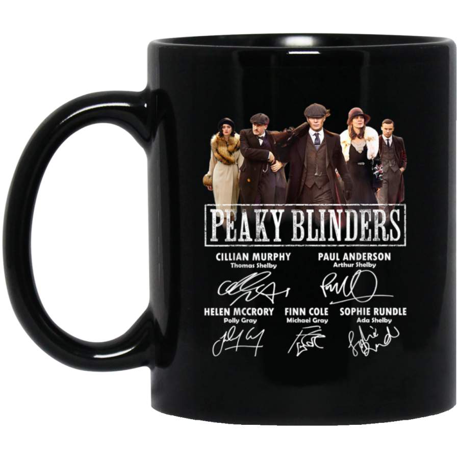 Peaky Fookin Blinders Shelby Brothers Vintage 11 oz Black Mug