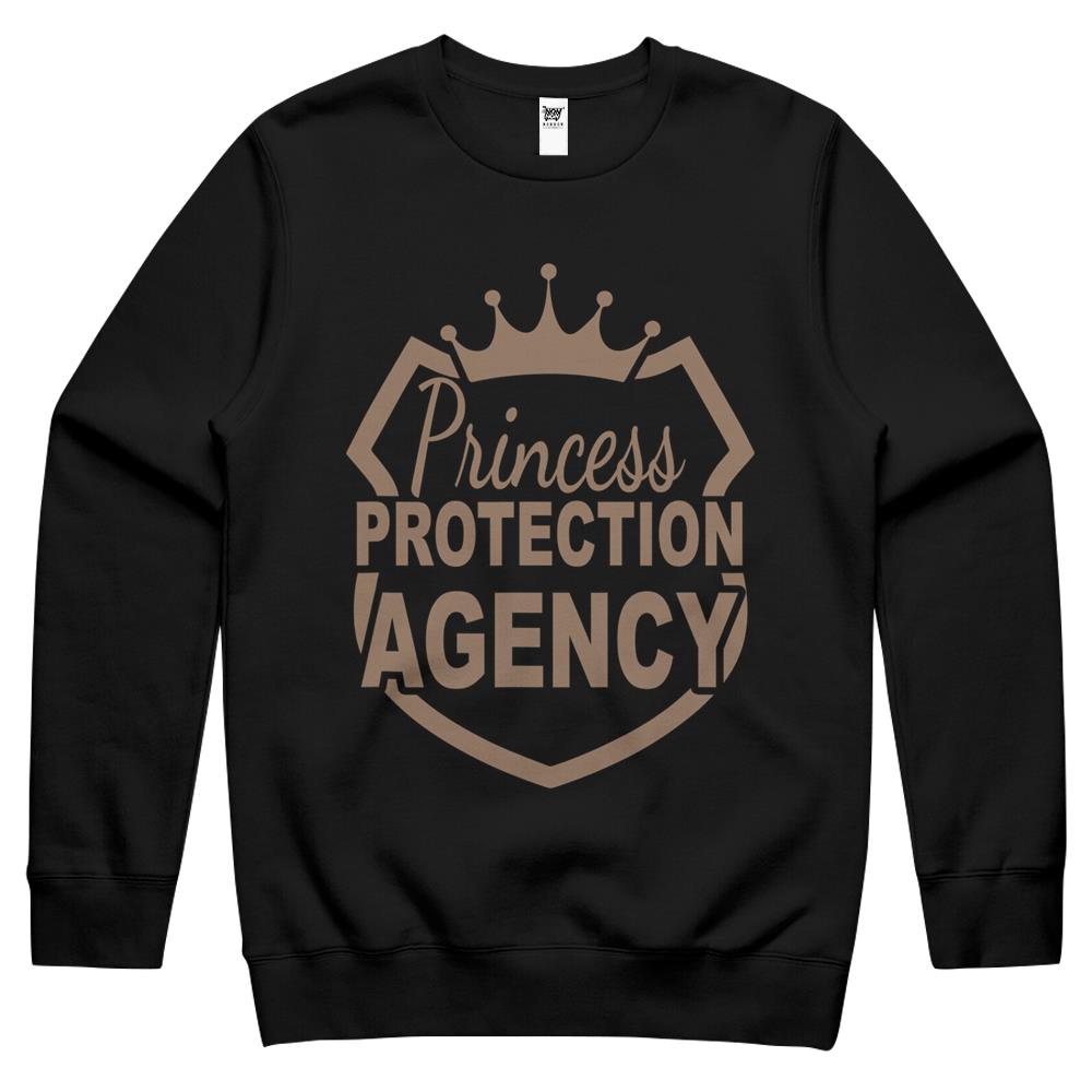 Princess Protection Agency Funny Father S Day Outfitt Crewneck Sweatshirt