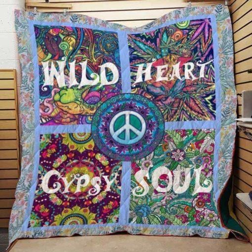 Hippie Peace 3D Quilt Blanket HGM24