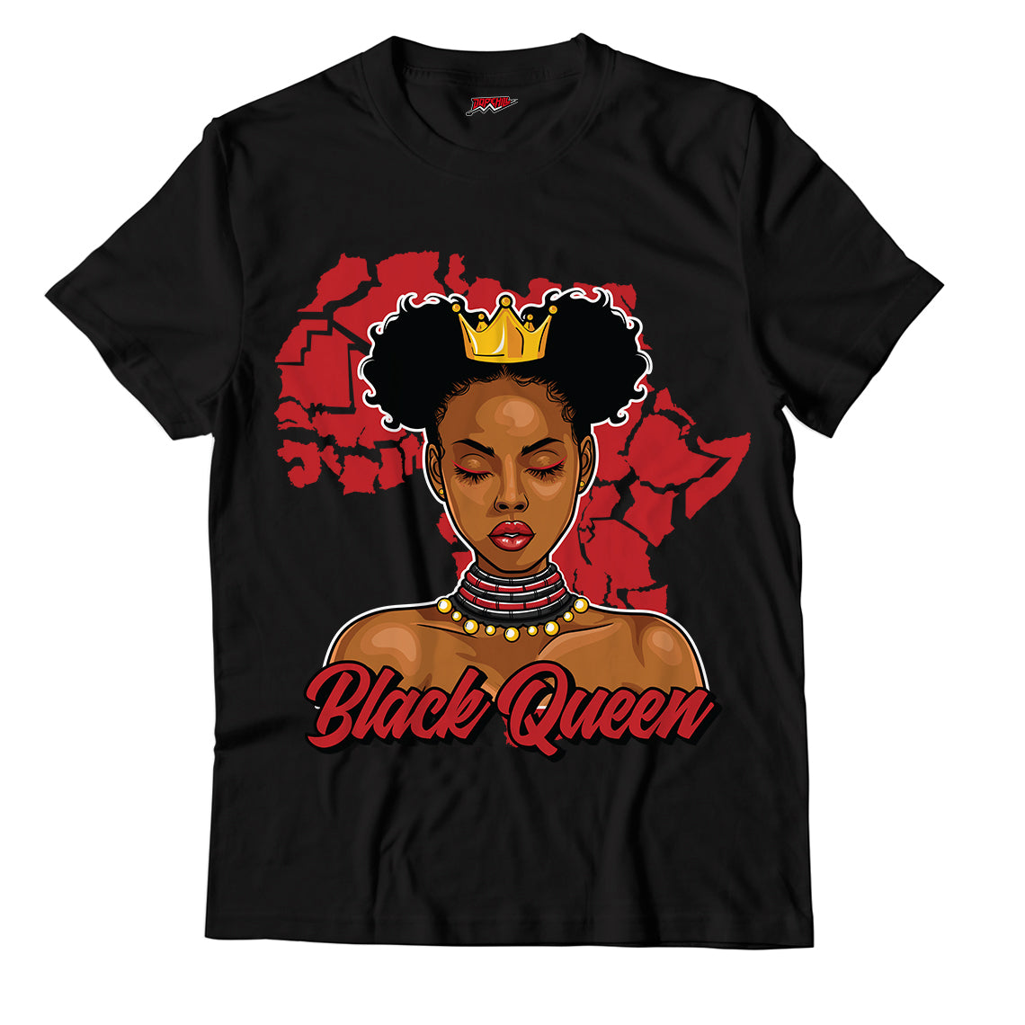 Black Queen Unisex Tshirt Match Aj12 “Reverse Flu Game”