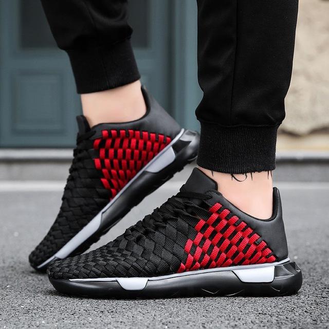 Breathable Shoes Men Sneakers  Trainers Men Casual Shoes Mesh lace-up Loafers