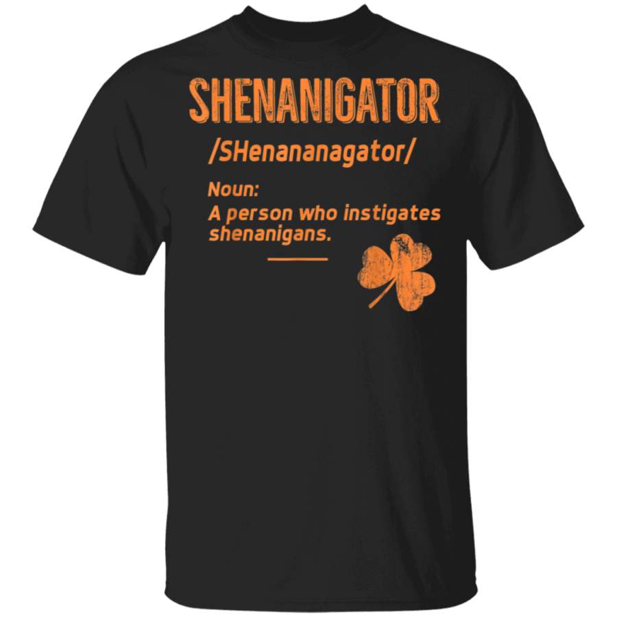 Shenanigans Tee, Funny Shenanigator Saint Patricks TShirt