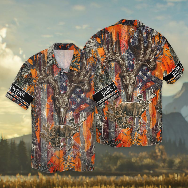 Deer Hunting 1 Full Print Hawaii Shirt Ha73431