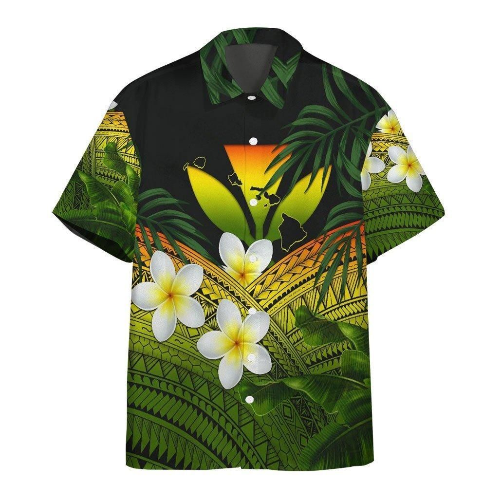 3D Plumeria Native Aloha Hawaiian Shirt Colorful Short Sleeve Summer Beach Casual Shirt For Men And Women