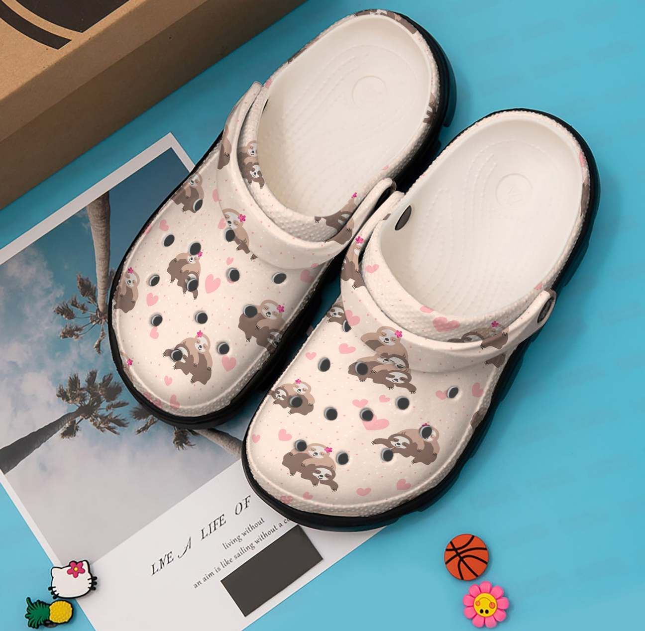 Sloth Personalized Clog Custom Crocs Comfortablefashion Style Comfortable For Women Men Kid Print 3D Sloth Couple