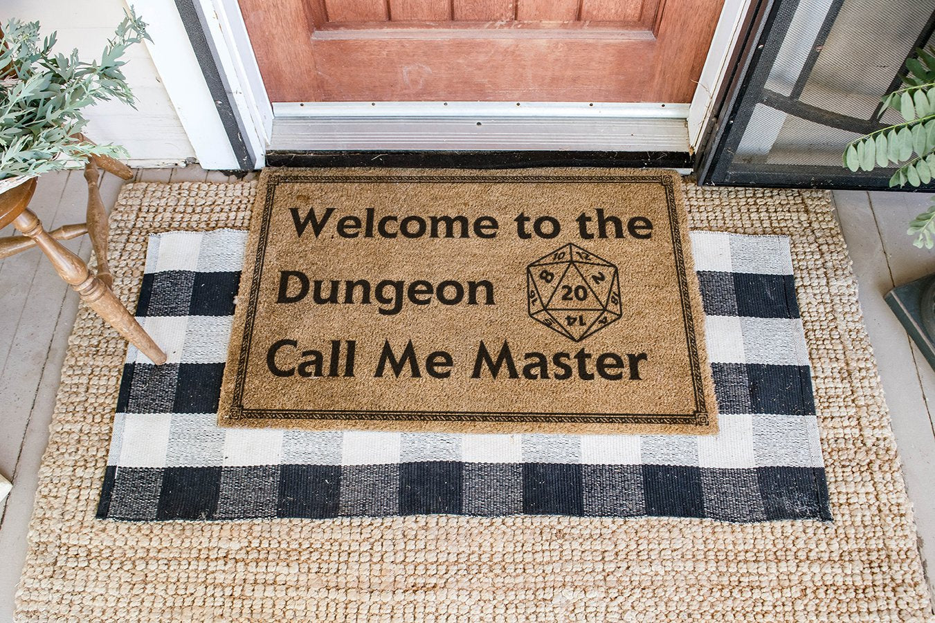 Game Call Me Master Coir Pattern All Over Printing Doormat Pre2273