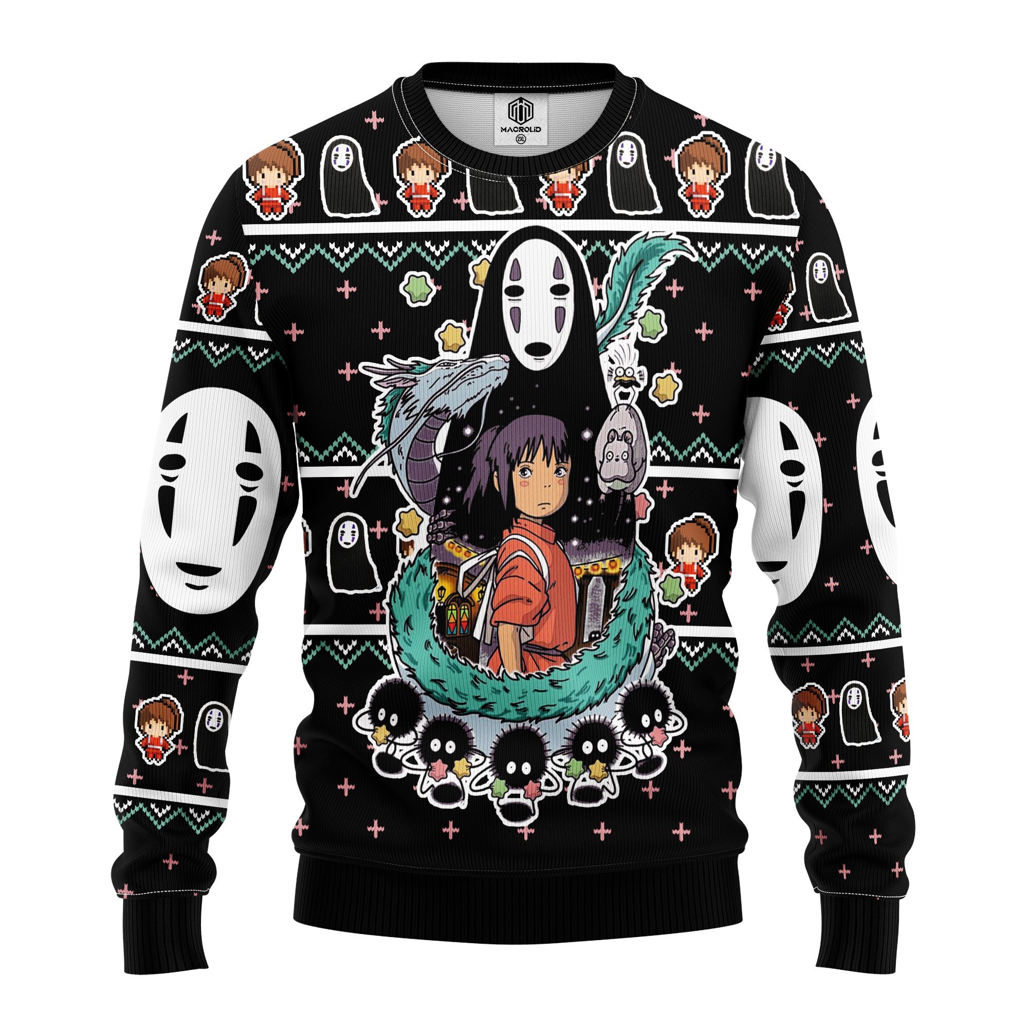 Spirited Away Ghibli ugly christmas sweater – Amazing Gift idea – thanksgiving gift