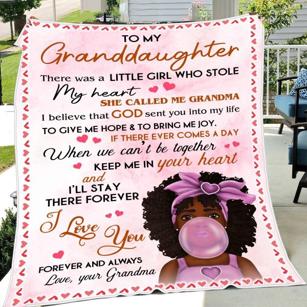 I’Ll Stay There Forever Granddaughter Blanket Gst
