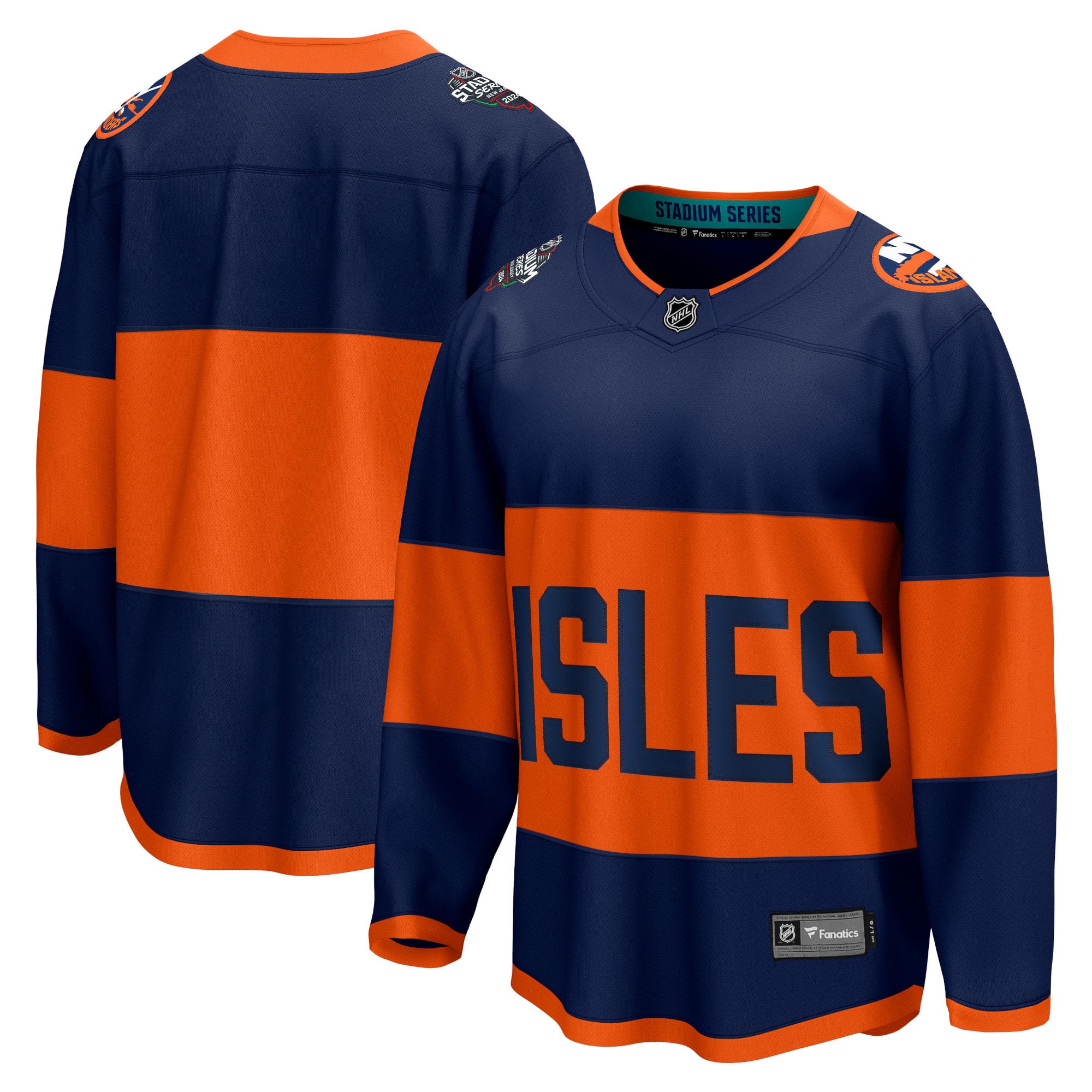 New York Islanders Branded 2024 NHL Stadium Series Breakaway Jersey  Navy