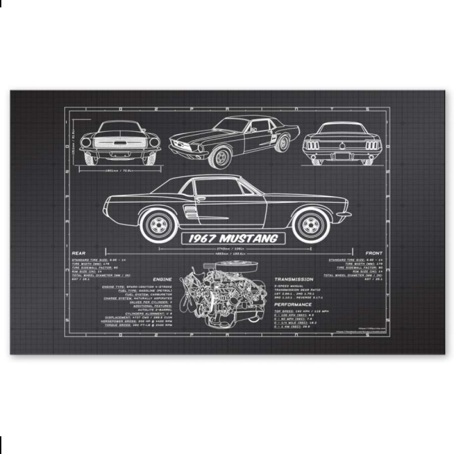 Car Knowledge Special Custom Design For Speed Lovers Horizontal Poster