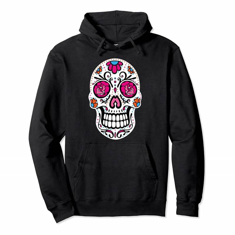 Sugar Skull Dia de los Muertos Day Of The Dead Halloween Pullover Hoodie, T-Shirt, Sweatshirt, Tank Top, Racerback, Dolman