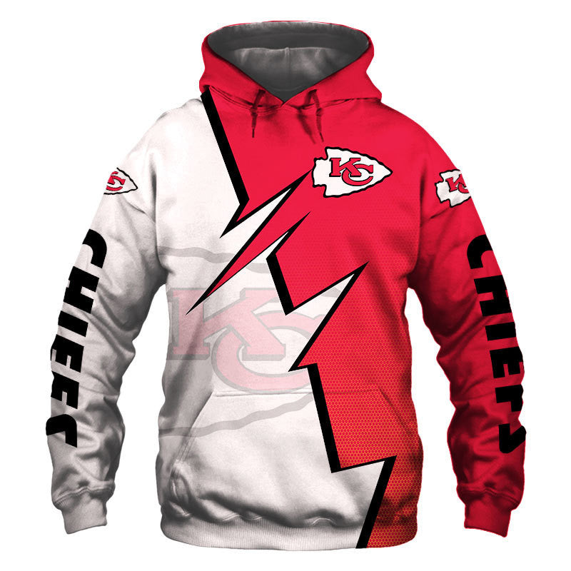 Kansas City Chiefs Hoodie Zigzag