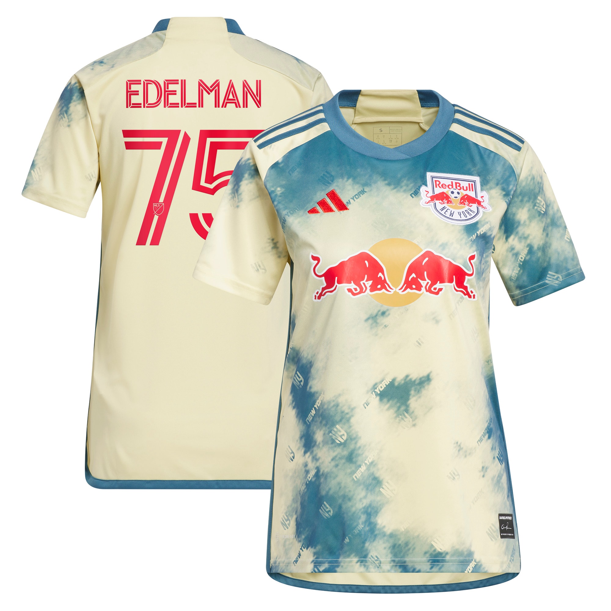 Daniel Edelman New York Red Bulls Women's 2023 Daniel Patrick Kit Replica Jersey – Yellow