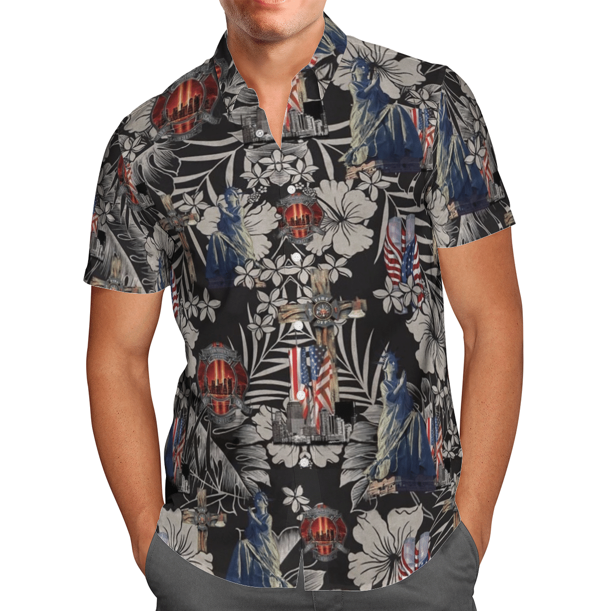 American Firefighter Hawaiian Shirt