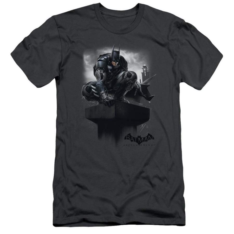 Batman – Arkham Perched Men’s Slim Fit T-Shirt