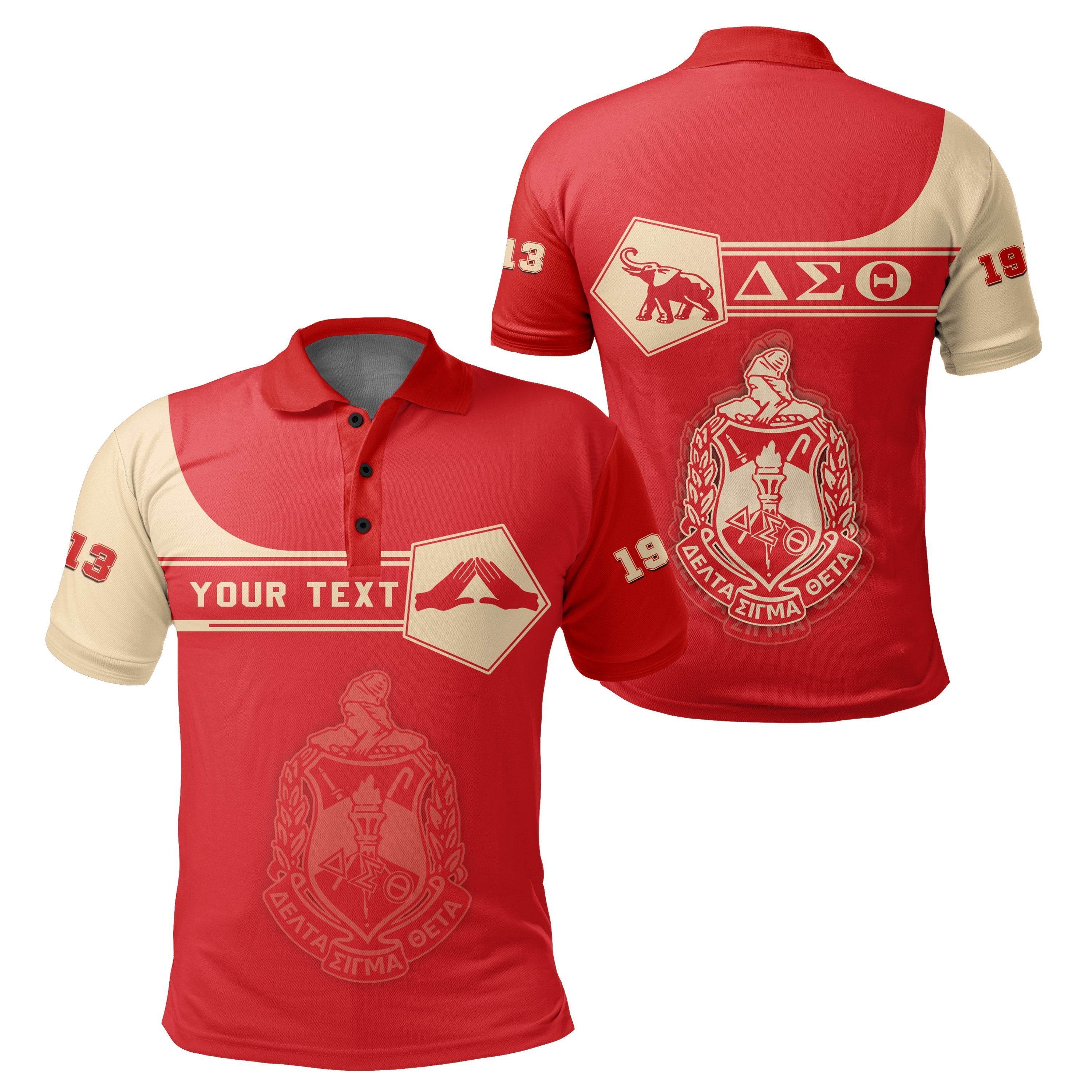 Greek Life Polo Shirt – Personalized Delta Sigma Theta Polo Shirt – Simple Style J8