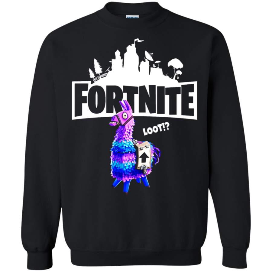 AGR Fortnite Battle Royale Supply Llama Loot Sweatshirt