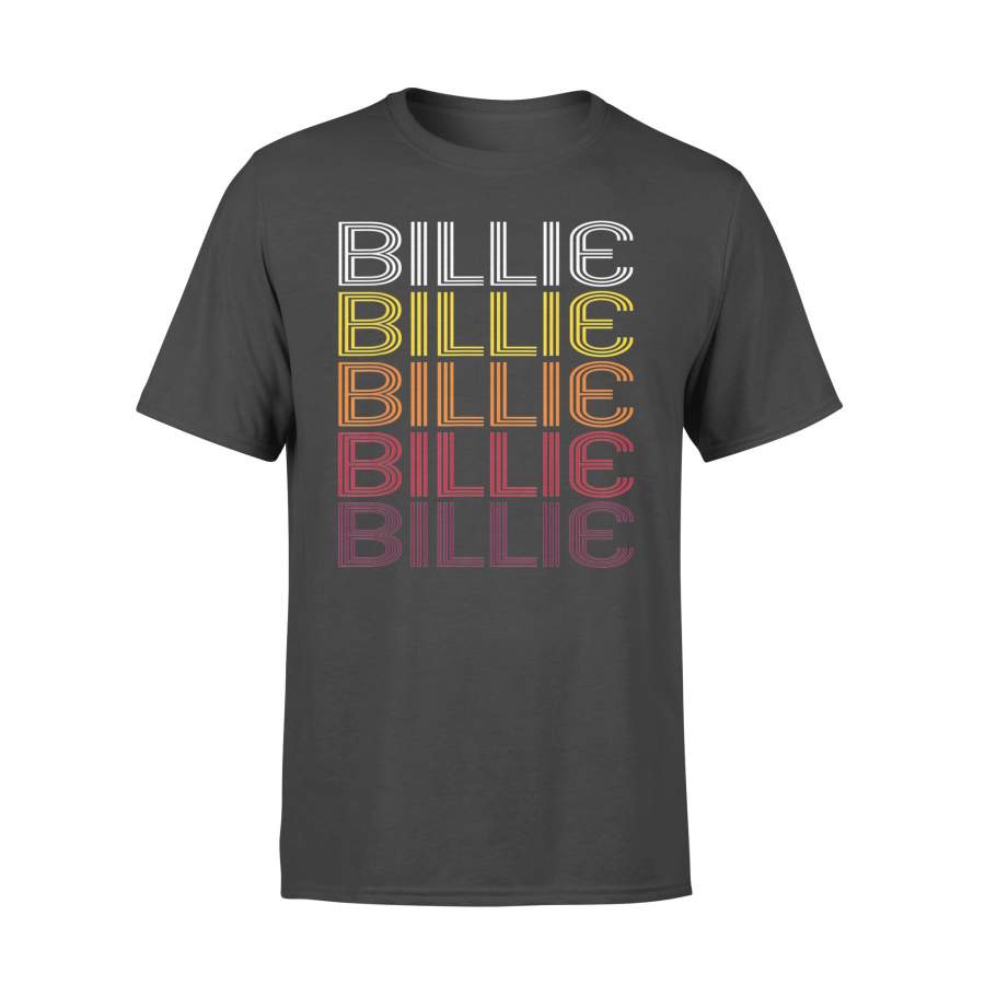 Billie Retro Wordmark Pattern – Vintage Style T-shirt – Standard T-shirt