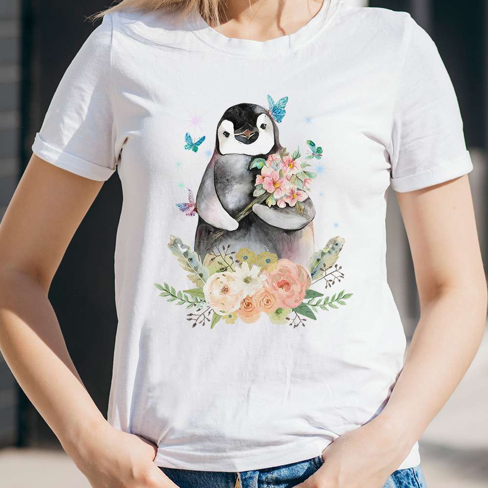 Penguin Flowers Thaz2610009Z Light Classic T Shirt