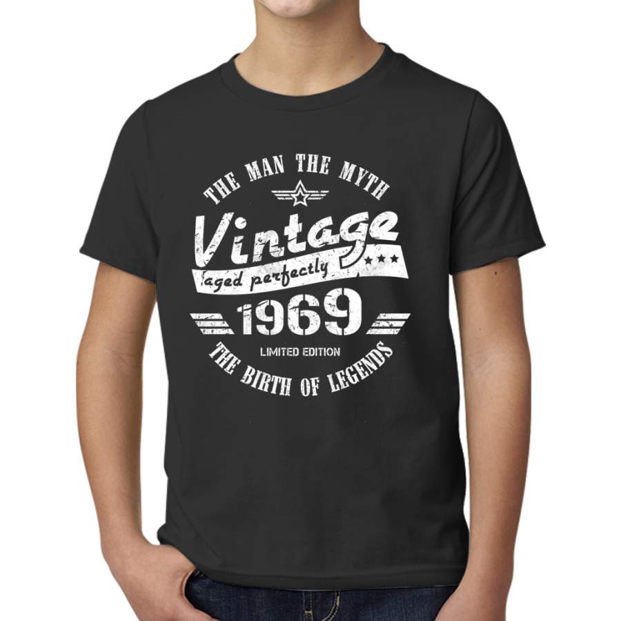 Vintage 1969 – 50th Birthday Gift For Men Young T-Shirt