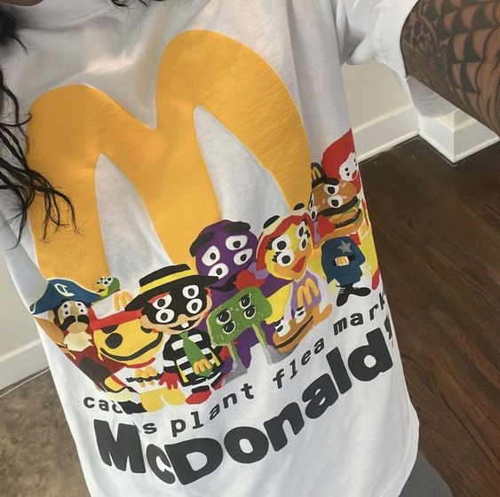 Cactus Plant Flea Market CPFM x McDonalds Tee Shirt Outfit