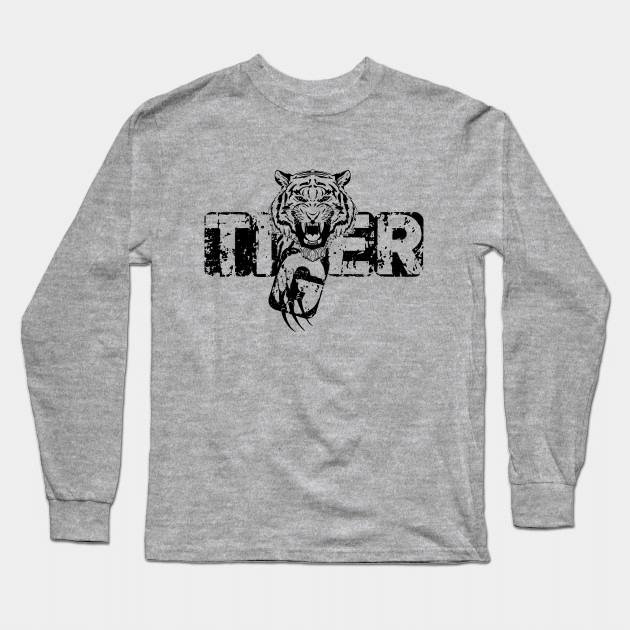 Black Angry Tiger Shirt