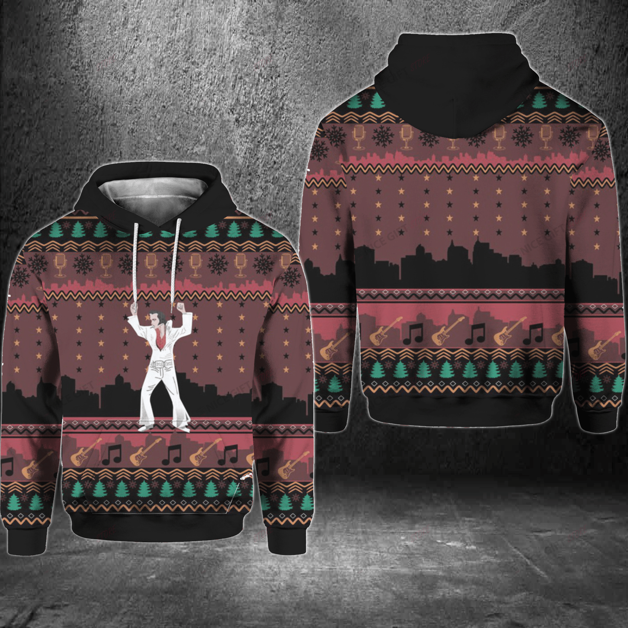 Elvis Presley Hoodie 3D 3Ho-Z3I2