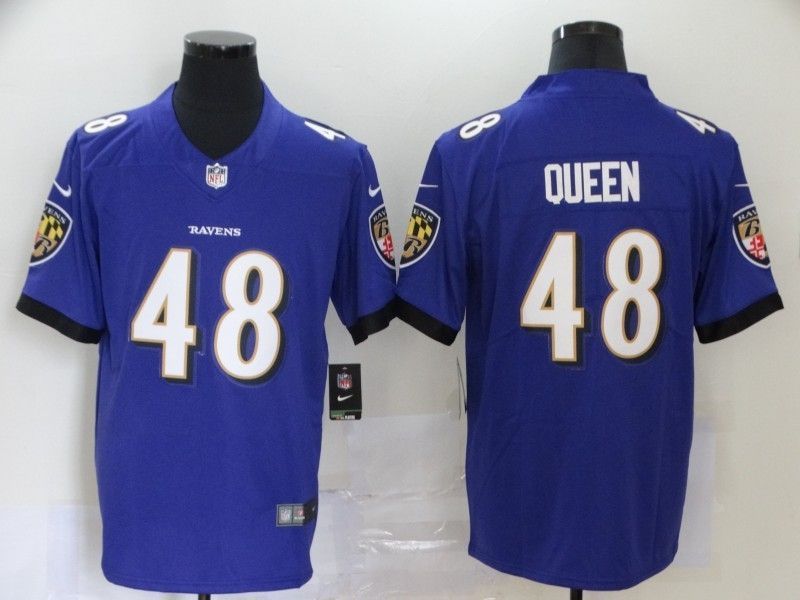 Baltimore Ravens Patrick Queen #48 NFL 2020 Cobalt Jersey